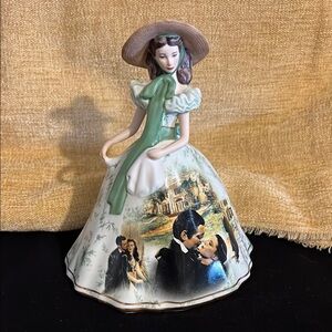 Gone with the wind porcelain figure collection picnic dress,  #c5427